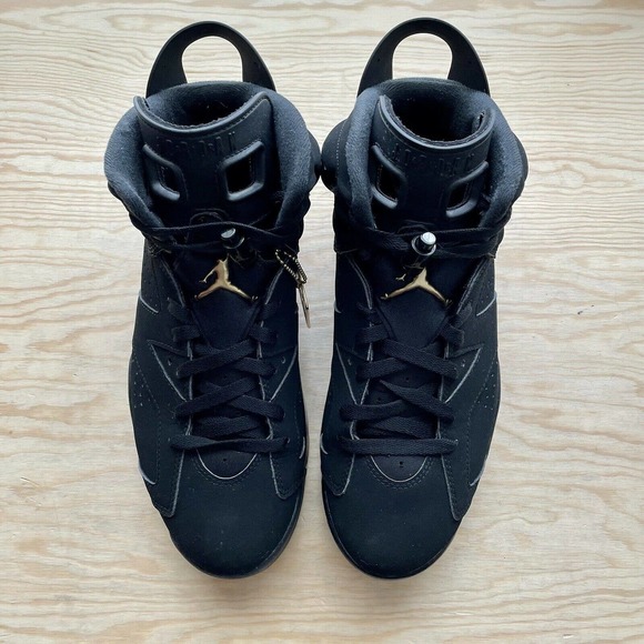 2020 Nike Air Jordan 6 VI Retro DMP Black Gold - Size 9 - CT4954-007 - Used